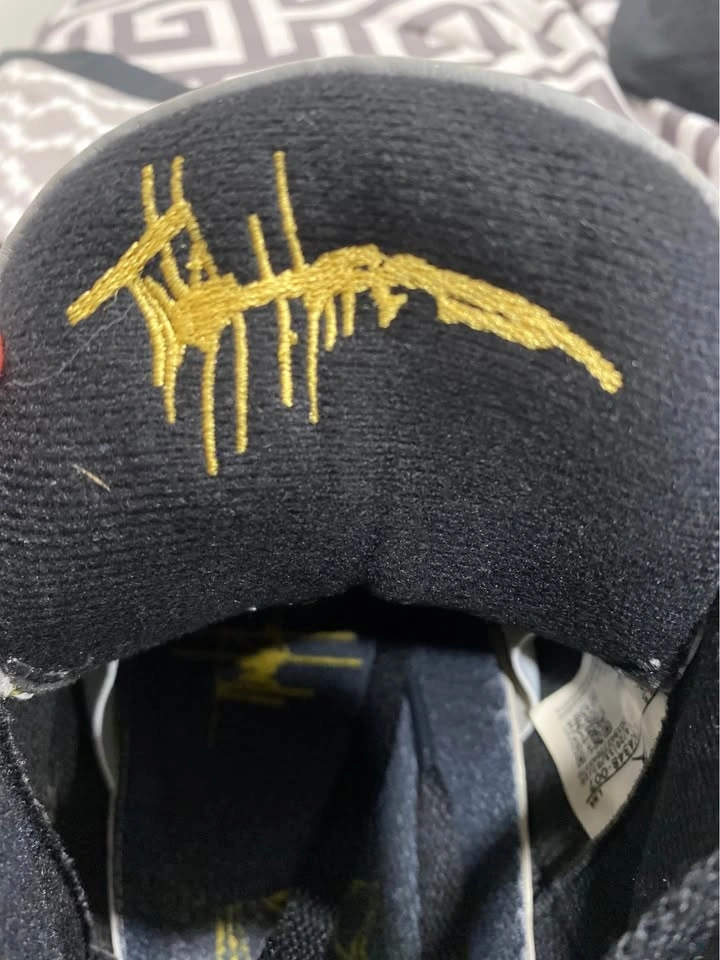 Jordan 3 Retro Tinker Black Cement Gold - photo 2