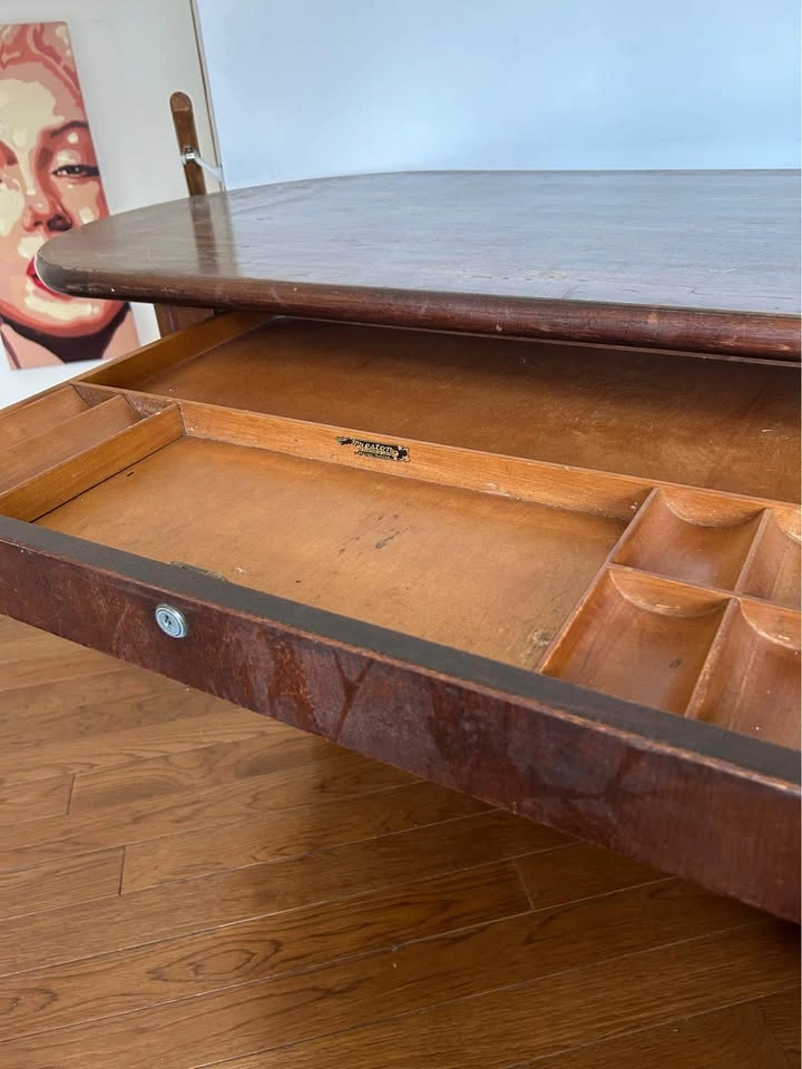 Walnut Desk – Preston Furniture Co. Ltd. Canada – c.1940s–1960s” - photo 5