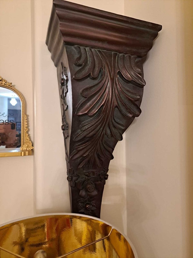 2 Large Wooden Wall Sconces - Homesense - photo 2