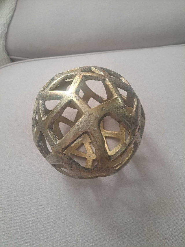 Gold Metal Decorative Ball