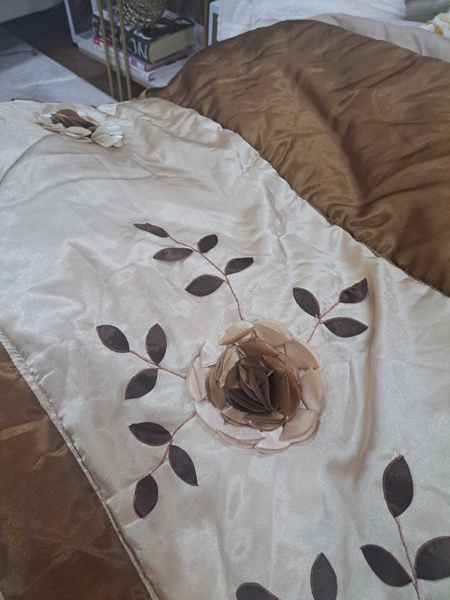 Brown and Gold Comforter