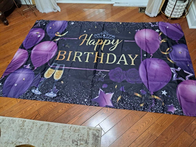 Happy Birthday Banner - Used Once