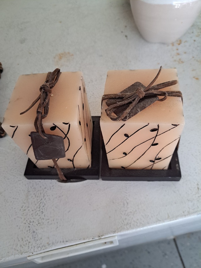 Earth Tone Candle Set