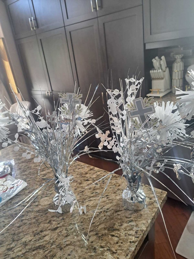 2 Christening Table Decor