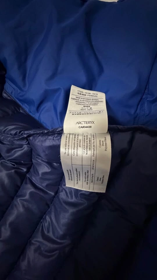 Arc'teryx Cerium LT Puffer Jacket - Smoke/Pet Free Home - Size S - photo 5