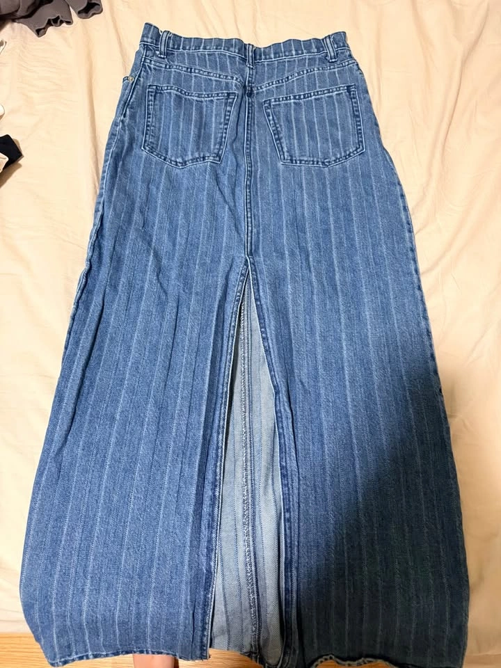 H&M Edition Long Denim Skirt - Size 6 - photo 4