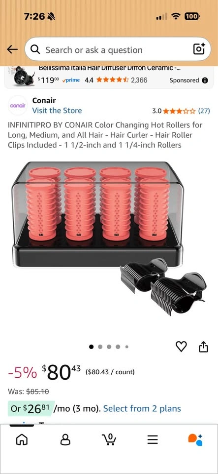 Infinite Pro Conair Hot Rollers - photo 2