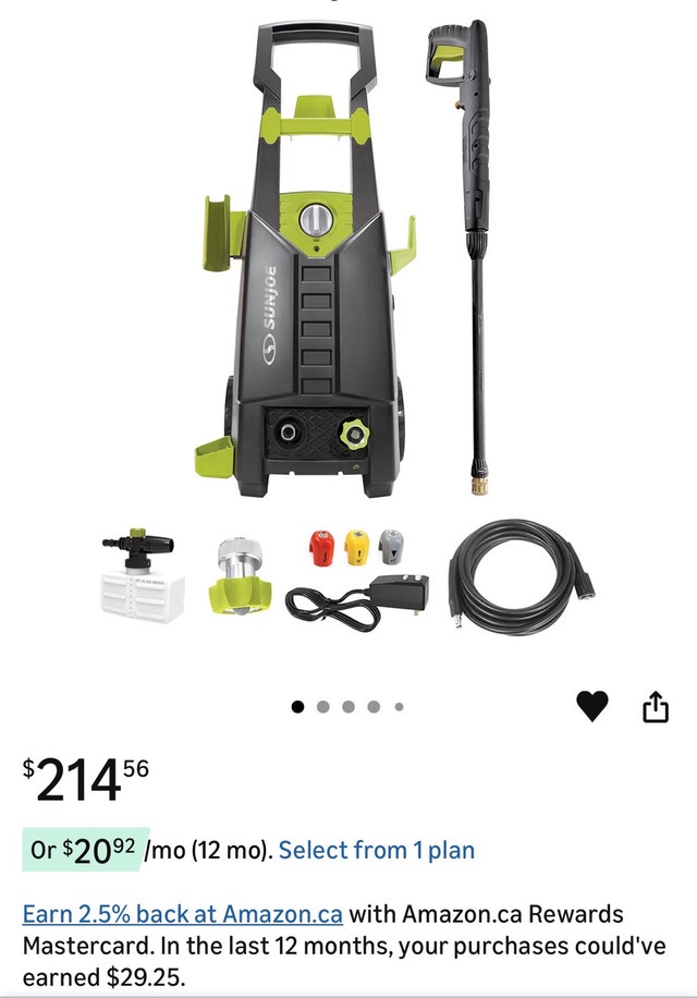 BRAND NEW, SEALED - SunJoe Electric Pressure Washer