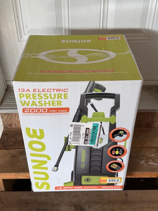 BRAND NEW, SEALED - SunJoe Electric Pressure Washer - photo 2