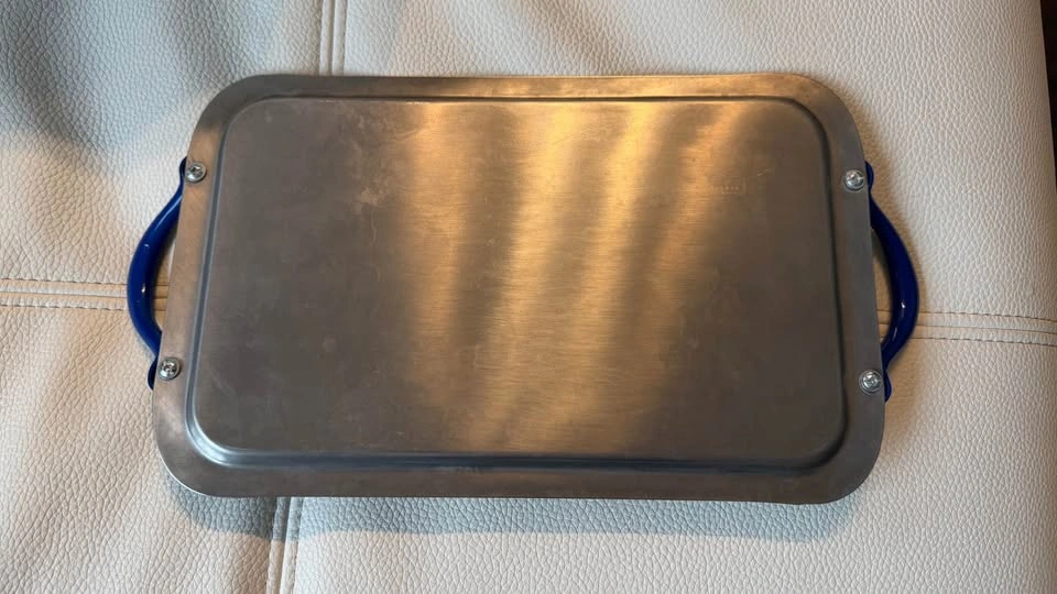 Vintage Italian 24K Gold & Inox Serving Tray 🇮🇹, Toronto - photo 2