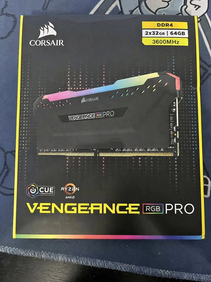 Corsair Vengeance RGB PRO 64GB DDR4 3600MHz CL18 RAM