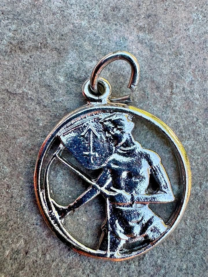 Vintage Sterling Silver Sagittarius Archer Charm
