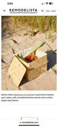 IKEA Kaseberga Cool Picnic Basket Limited Edition
