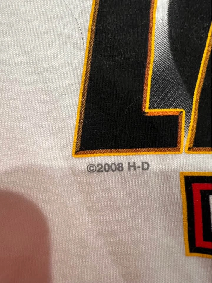 Vintage Harley Davidson T-Shirt Laconia 2008 Small - photo 5