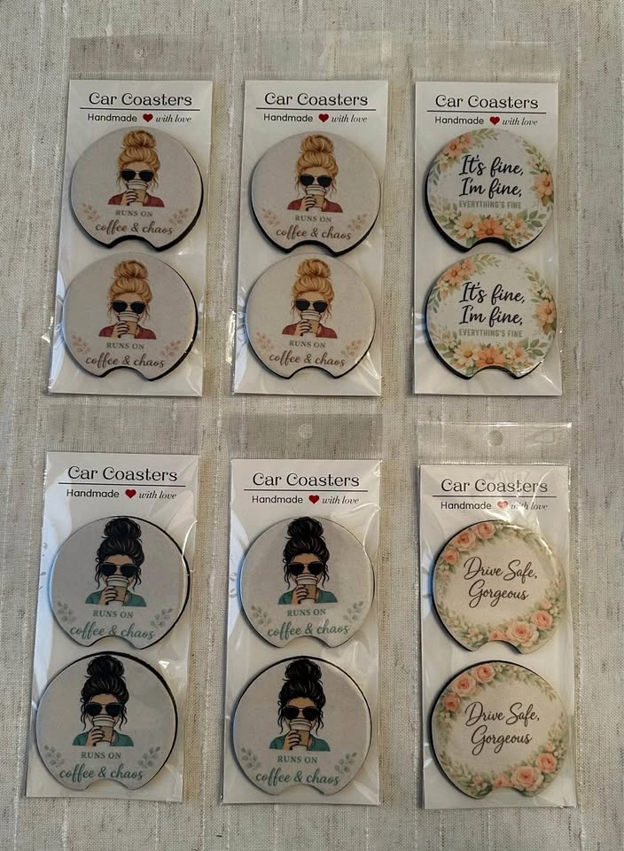 Handmade Car Coasters ✨ - photo 2