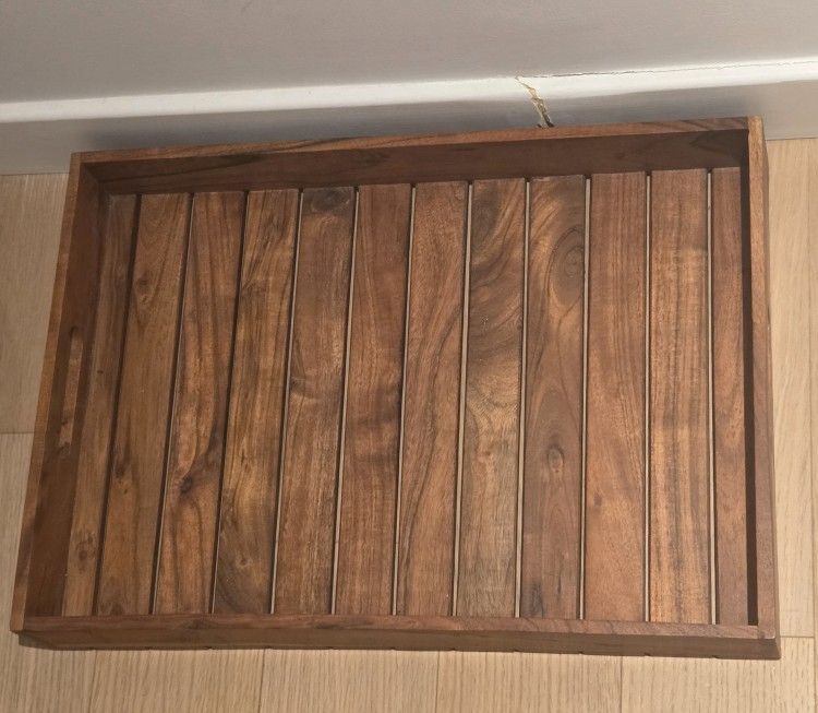 Multipurpose Dark Wood Rack