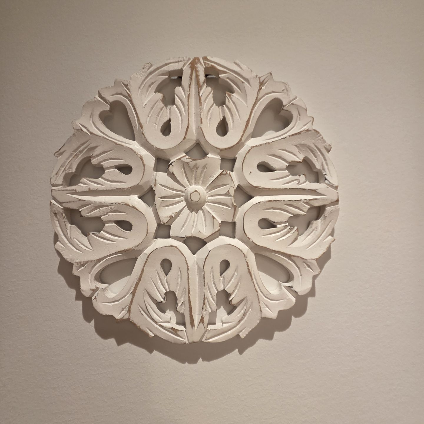 White Flower Wall Art (Set of 3)