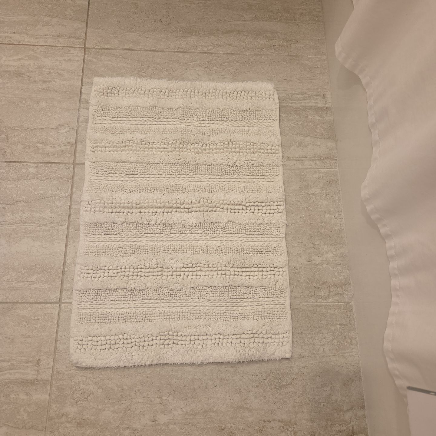 White Bath Mat