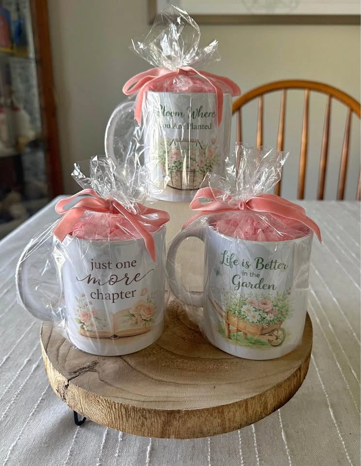 Floral Gift Mugs – Perfect for Mother’s Day or Spring! 🌸