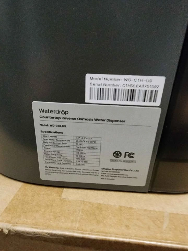 Waterdrop C1H Instant Hot Water RO System - photo 2
