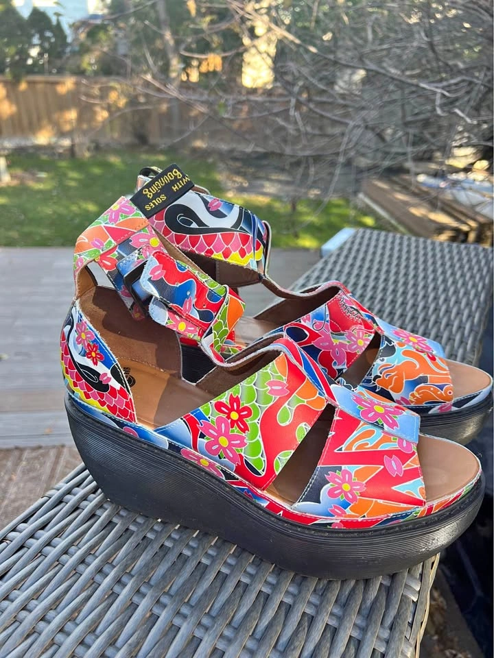 Dr Martens Psych Tattoo Sandals
