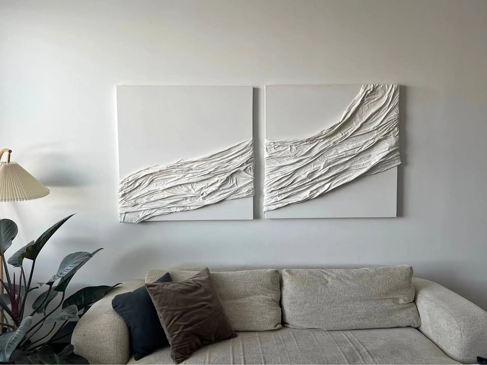 White Canvas Art