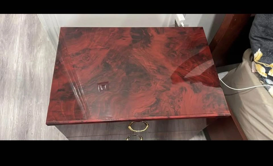 Wooden Side Tables with Drawers - Set of 2 - photo 2