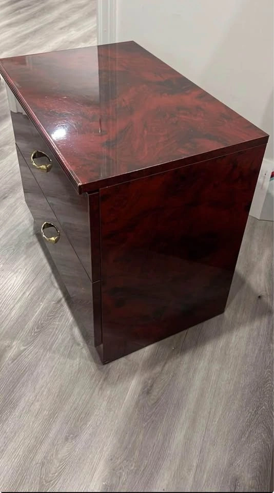 Wooden Side Tables with Drawers - Set of 2 - photo 4