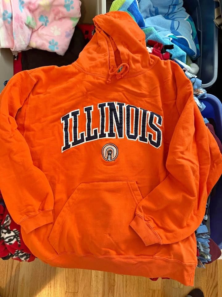 Illinois hoodie men’s 2XL