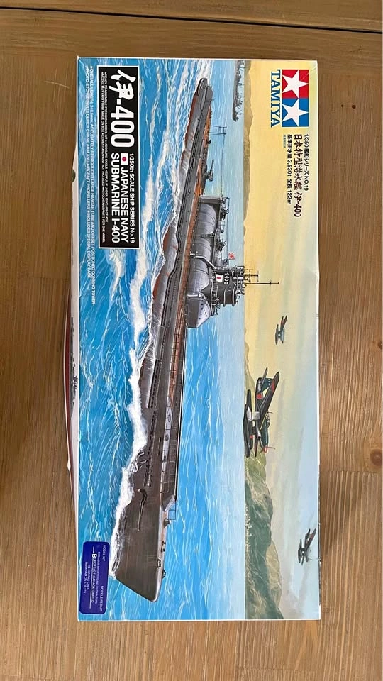 Tamiya 1/350 Japanese Navy Submarine I-400 Model Kit #78019