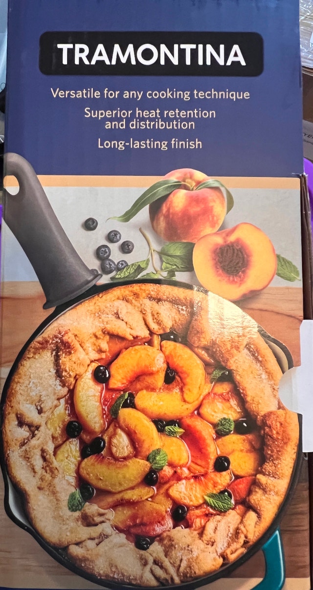 New in box Tramontina 2-Pieces Enameled Cast Iron Skillet Set - photo 2