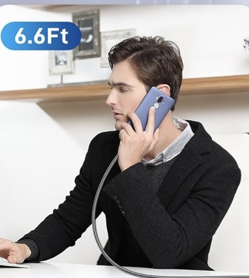 New 6ft Magnetic 3-in-1 Charging Cable - photo 4