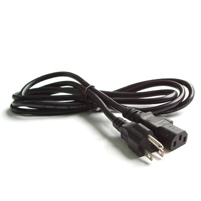 New 3 Prong AC Power Supply Cable Cord for PC LCD Monitor