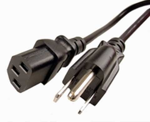 New 3 Prong AC Power Supply Cable Cord for PC LCD Monitor - photo 2