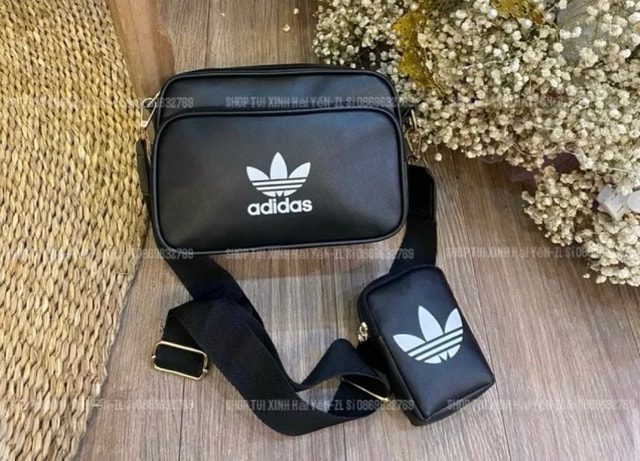 New Adidas Crossbody Bag With Mini Accessories Pouch