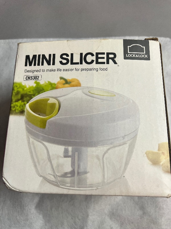 New Hand Pull Mini Food Slicer Processor Chopper - photo 3
