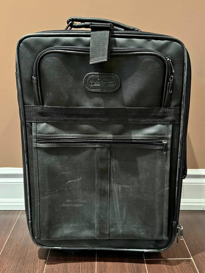 Bugatti Black carry on luggage