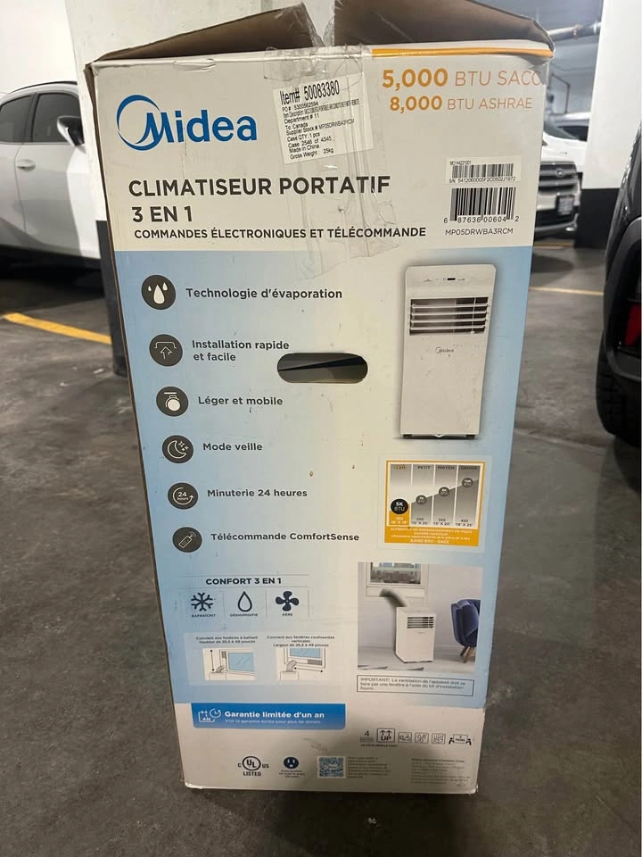 Midea Portable Air Conditioner - Great Condition - photo 2
