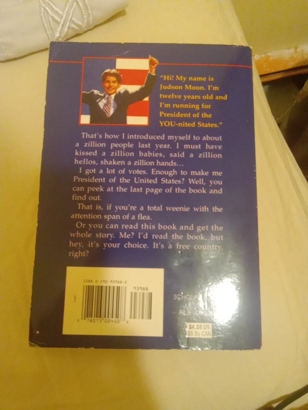 The Kid Who Ran for President by Dan Gutman (2000)