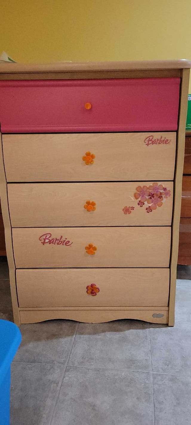 Barbie Chester 5 Drawers