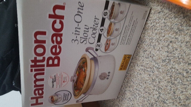 Hamilton Beach 3-in-1 Slowcooker. Obo