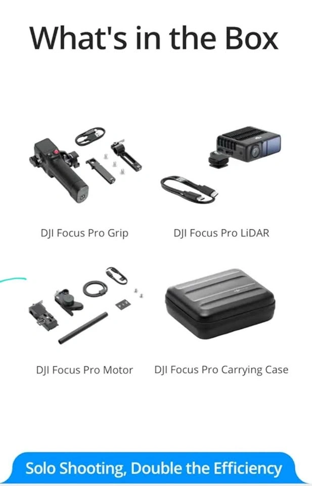 New in Box DJI Focus Pro Creator Combo LIDAR System - photo 2