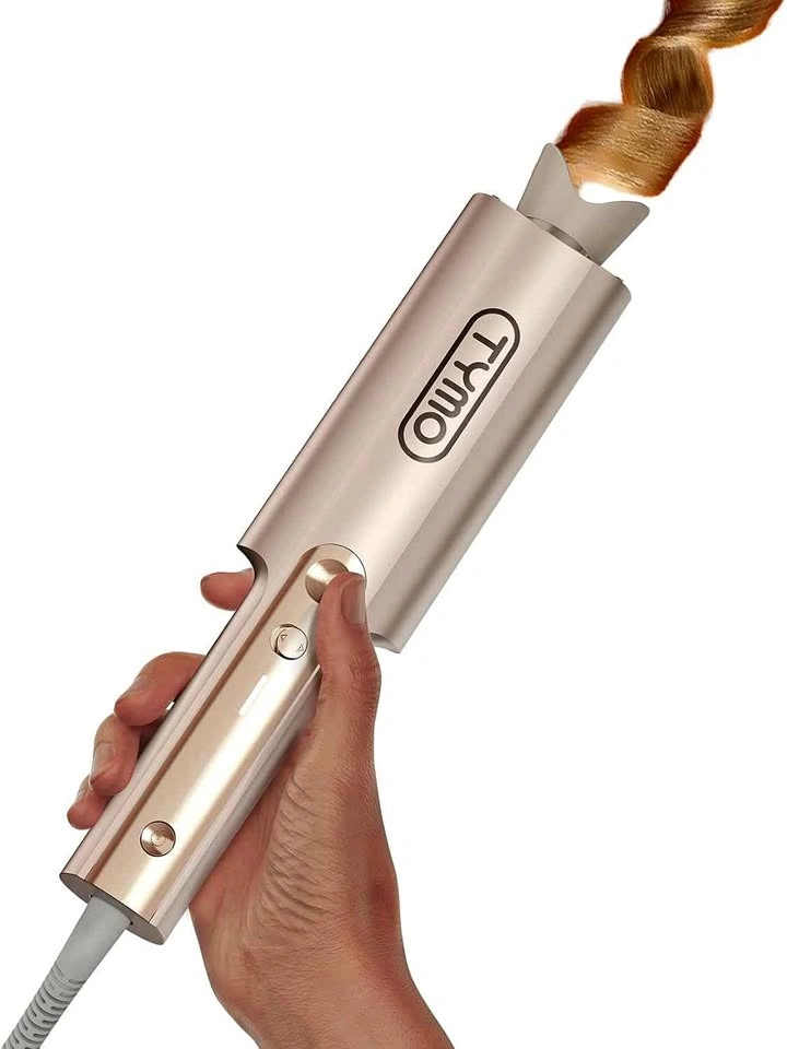 TYMO CurlPro Plus 1.25" Automatic Rotating Curling Iron (Gold)