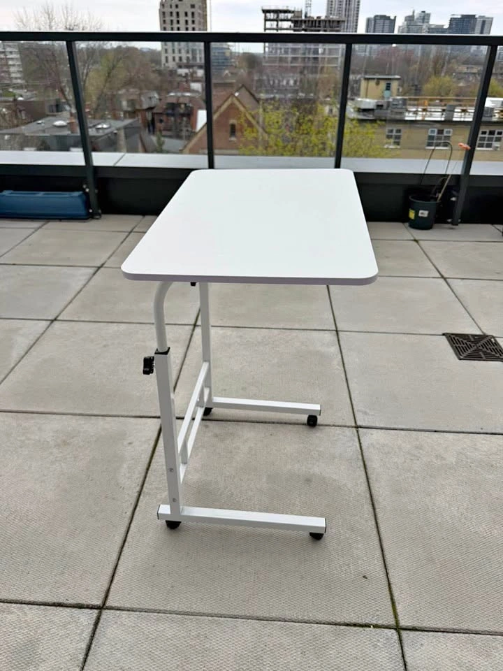 Adjustable Bedside Desk with Wheels