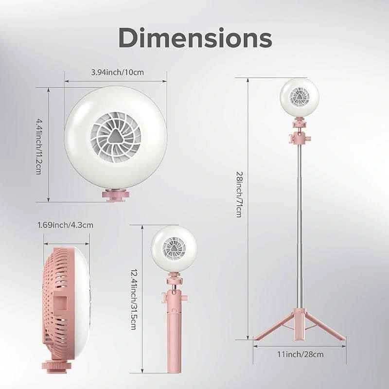 Brand New Sansi Pink 10W Dimmable Portable LED Fill Light - photo 2