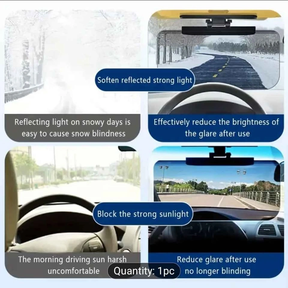 Anti-Glare Polarized Car Sun Visor Extension - photo 4