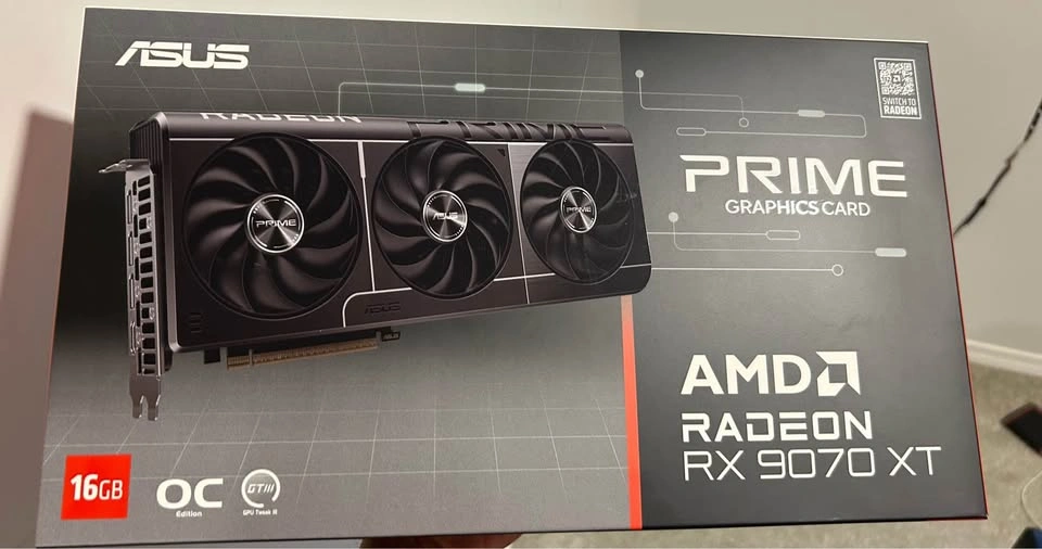 Trading ASUS Prime Radeon RX 9070 XT 16GB - photo 2