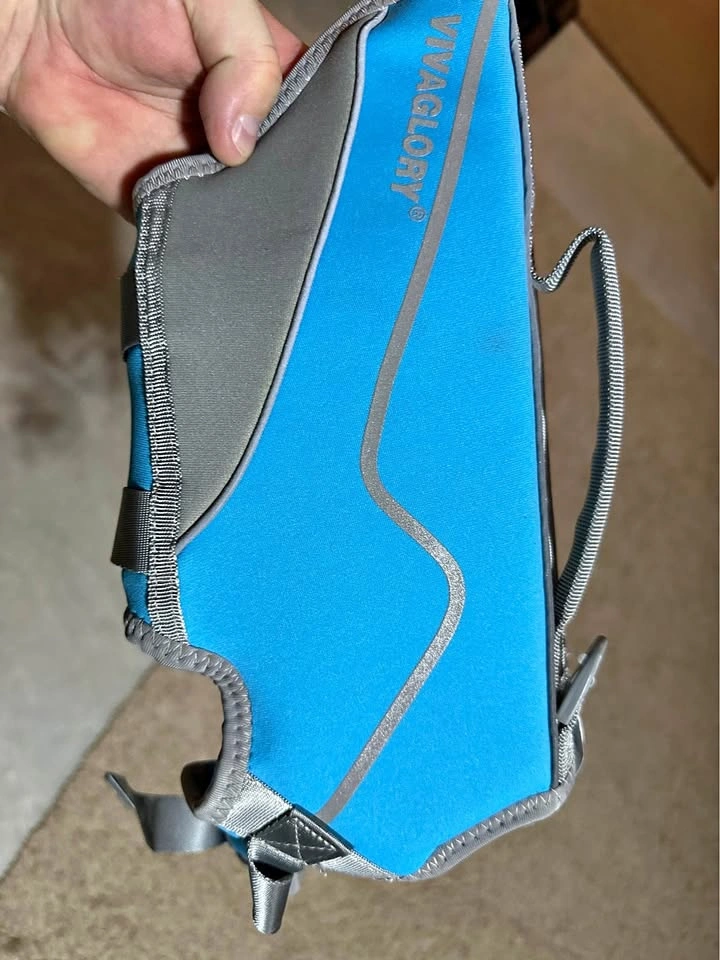 Vivaglory Dog Life Jacket - Blue, Medium