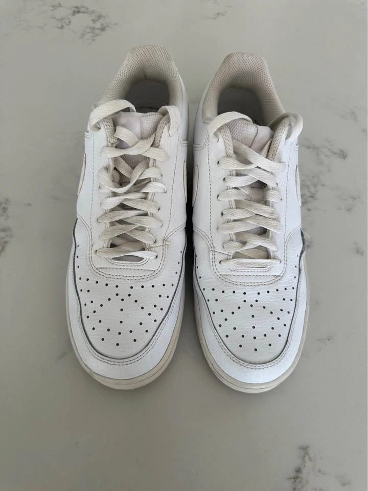 Nike Court Vision Low White Sneakers - photo 3