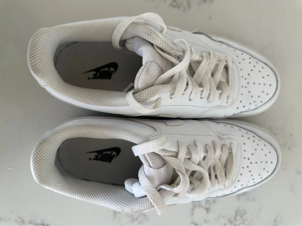 Nike Court Vision Low White Sneakers - photo 4